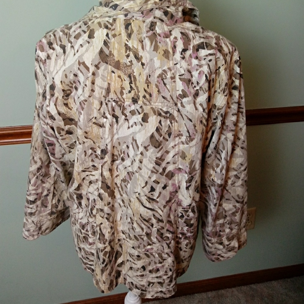 Chico's Multicolor Patterned Jacket - image 6